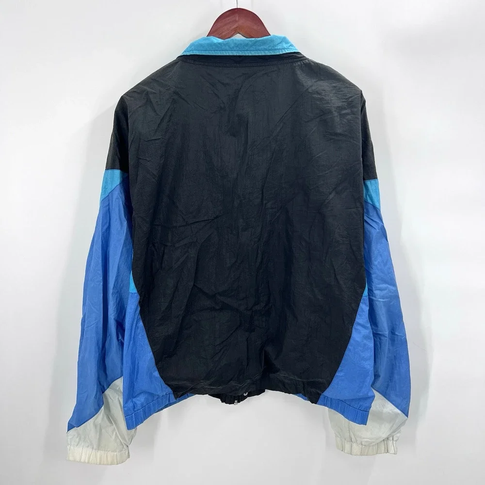 Vintage Christian Dior Monsieur Color Block Nylon Windbreaker Jacket Mens - Picture 14 of 15